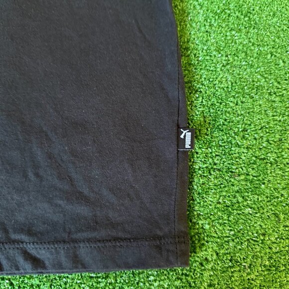 Puma Short Sleeve Crewneck Christmas Ornaments Holidays Black T-shirt Size S - Picture 3 of 12